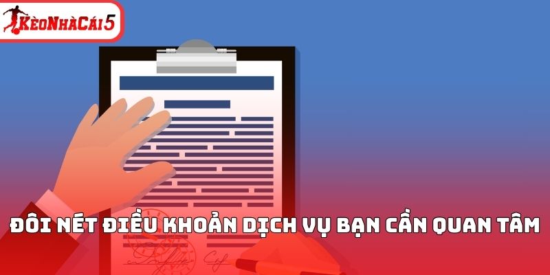 Đôi nét điều khoản dịch vụ bạn cần quan tâm